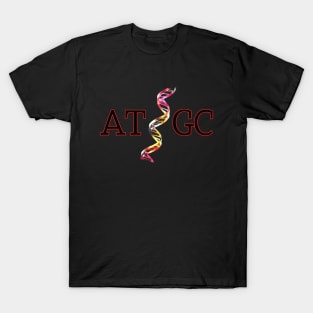 AT / GC, biotechnology, dna strand, molecular biology T-Shirt